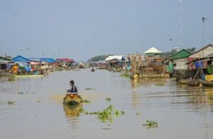 Floating village in Siem Reap