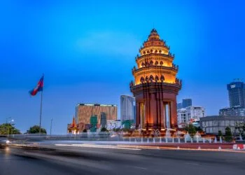 Independence monument of Cambodia